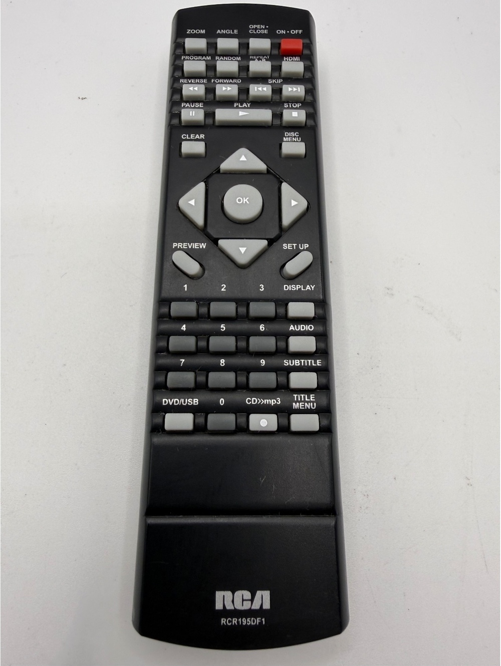 RCA RCR195DF1 Remote Control